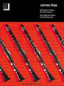 Rae: 40 Modern Studies for Clarinet published by Universal Edition