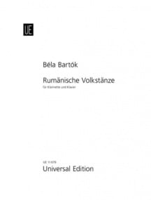 Bartok: Romanian Folk Dances for Clarinet published by Universal Edition