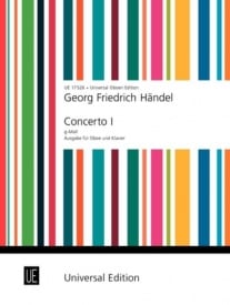 Handel: Concerto in G minor HWV 287 for Oboe published by Universal Edition