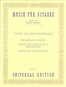 Renaissance Dances for Guitar published by Universal