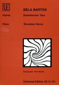Bartok: Slovakian Dance for Piano published by Universal