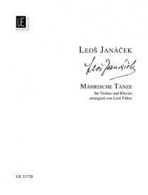 Janacek: Mhrische Volkstnze for Violin published by Universal