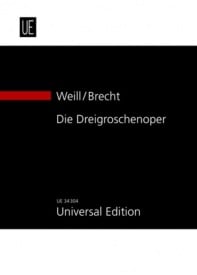 Weill: Threepenny Opera (Study Score) published by Universal Edition