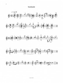 Vise: Suite in F minor for Guitar published by Universal