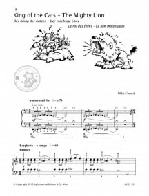 Cornick: Clever Cat Goes on Safari for Piano published by Universal Edition
