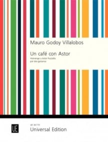 Villa-Lobos: Un caf con Astor for 2 Guitars published by Universal