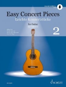 Easy Concert Pieces 2 - Guitar published by Schott (Book/Online Audio)