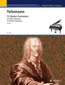 Telemann: 12 Little Fantasias for Piano published by Schott