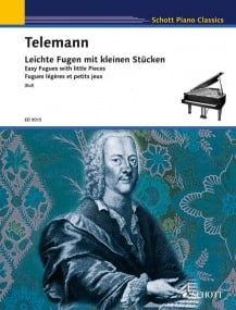 Telemann: Easy Fugues with little Pieces for Piano published by Schott