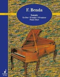 Benda: Sonata in Eb Major for Piano Duet published by Schott