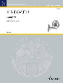Hindemith: Sonata 1939 by for Horn in F published by Schott