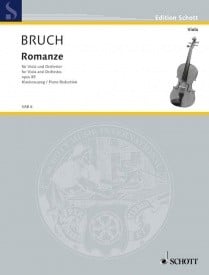 Bruch: Romance Opus 85 for Viola published by Schott