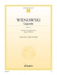 Wieniawski: Legende for Violin published by Schott