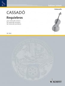 Cassado: Requiebros in D major for Cello published by Schott