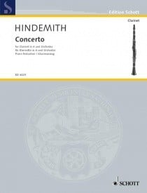 Hindemith: Concerto for Clarinet published by Schott