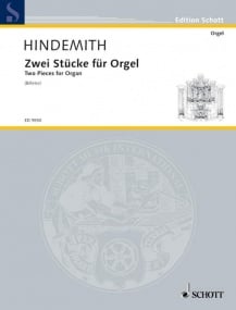 Hindemith: Two Pieces for Organ published by Schott