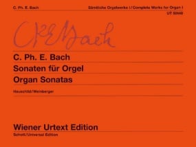 C P E Bach: Sonatas for Organ published by Wiener Urtext