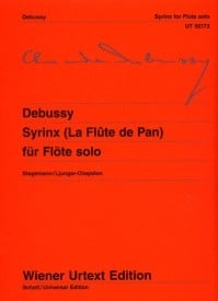 Debussy: Syrinx for Solo Flute published by Wiener Urtext