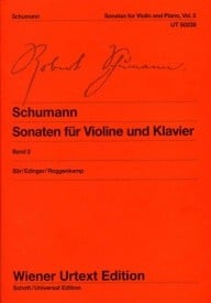 Schumann: Sonatas Volume 1 for Violin published by Wiener Urtext