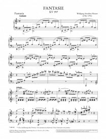 Mozart: Fantasia in D Minor K397 for Piano published by Wiener Urtext