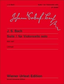 Bach: Suite No 1 BWV1007 for Cello published by Wiener Urtext