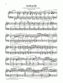 Beethoven: Sonata in D Opus 28 (Pastorale) for Piano published by Henle