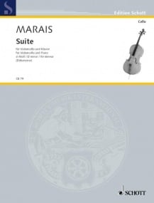 Marais: Suite in D Minor for Cello published by Schott