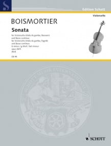 Boismortier: Sonata in G Minor Opus 26/5 for Cello or Bassoon published by Schott