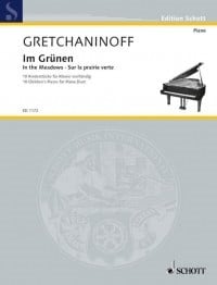Gretchaniniov: In the Meadows Opus 99 for Piano Duet published by Schott