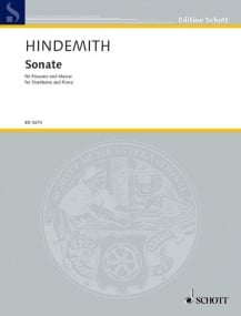 Hindemith: Sonata 1941 for Trombone published by Schott