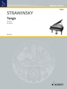 Stravinsky: Tango for Piano published by Schott