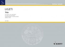 Ligeti: Trio (Study Score) published by Schott