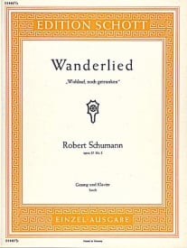 Schumann: Wanderlied Opus 35/3 published by Schott