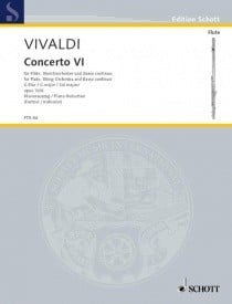 Vivaldi: Concerto No 6 in G Opus 10/6 RV437 for Flute published by Schott