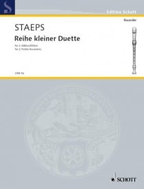 Staeps: Reihe kleiner Duette for Treble Recorders published by Schott