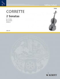 Corrette: Two Sonatas and a Minuet for 2 Violas published by Schott