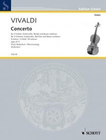 Vivaldi: L'Estro Armonico Opus 3/11 RV565 for 2 Violins and Cello published by Schott