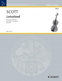 Scott: Lotusland for Violin published by Schott