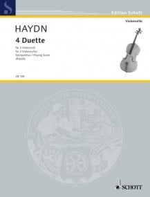 Haydn: Four Duets for Cello published by Schott