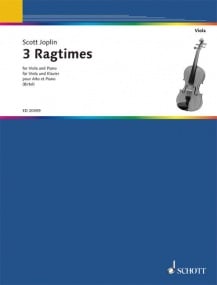 Joplin: Three Ragtimes for Viola published by Schott