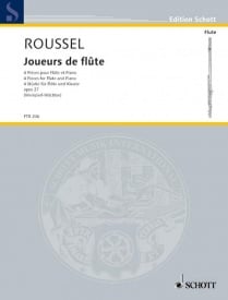 Roussel: Joueurs de Flute Opus 27 published by Schott