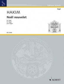 Hakim: Noel Nouvelet for Organ published by Schott