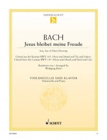 Bach: Jesu, Joy of Man's Desiring BWV147 for Cello published by Schott
