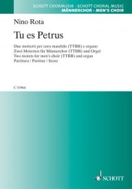 Rota: Tu es Petrus TTBB published by Schott