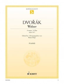 Dvorak: Waltz in A Major Opus 54/1 for Piano published by Schott