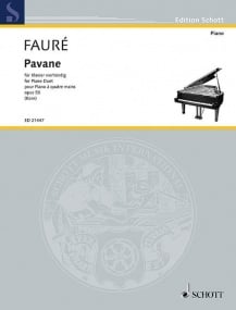 Faure: Pavane Opus 50 for Piano Duet Published by Schott
