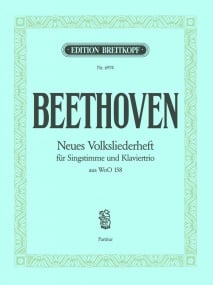 Beethoven: Lieder Verschiedener Völker published by Breitkopf - Full Score