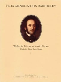 Mendelssohn: Complete Piano Works for Two Hands Volume 1 published by Breitkopf