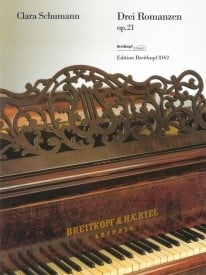 Schumann: Drei Romanzen Opus 21 for Piano published by Breitkopf
