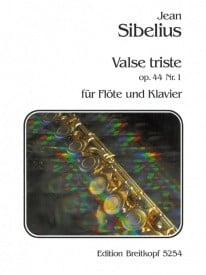 Sibelius: Valse Triste Op.44 for Flute published by Breitkopf